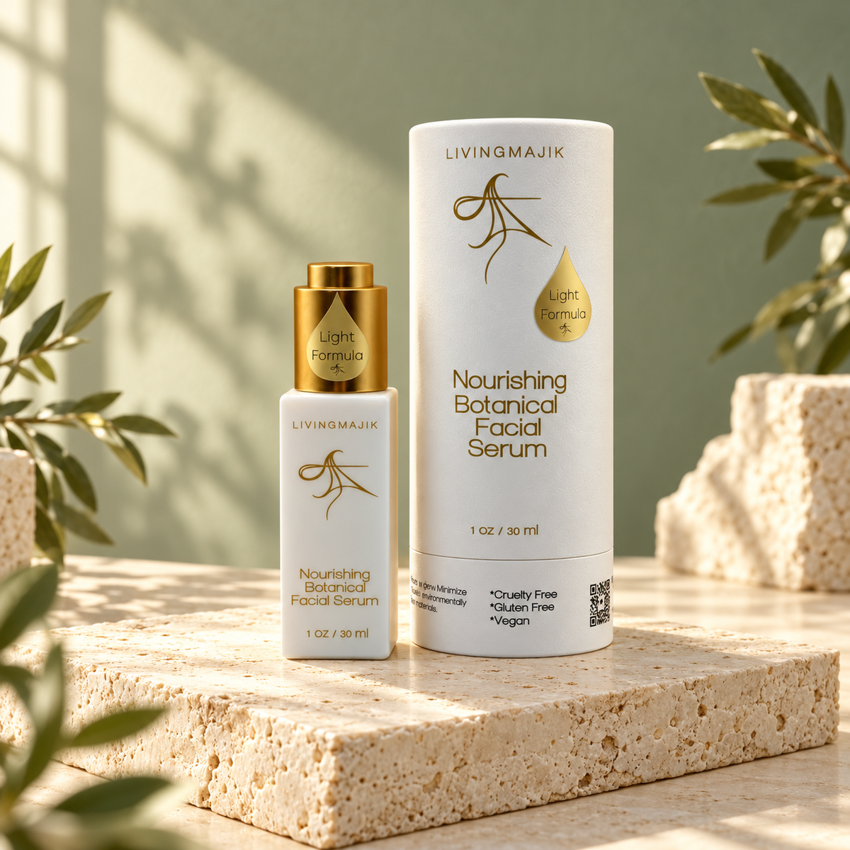 Nourishing Botanical Facial Serum Light