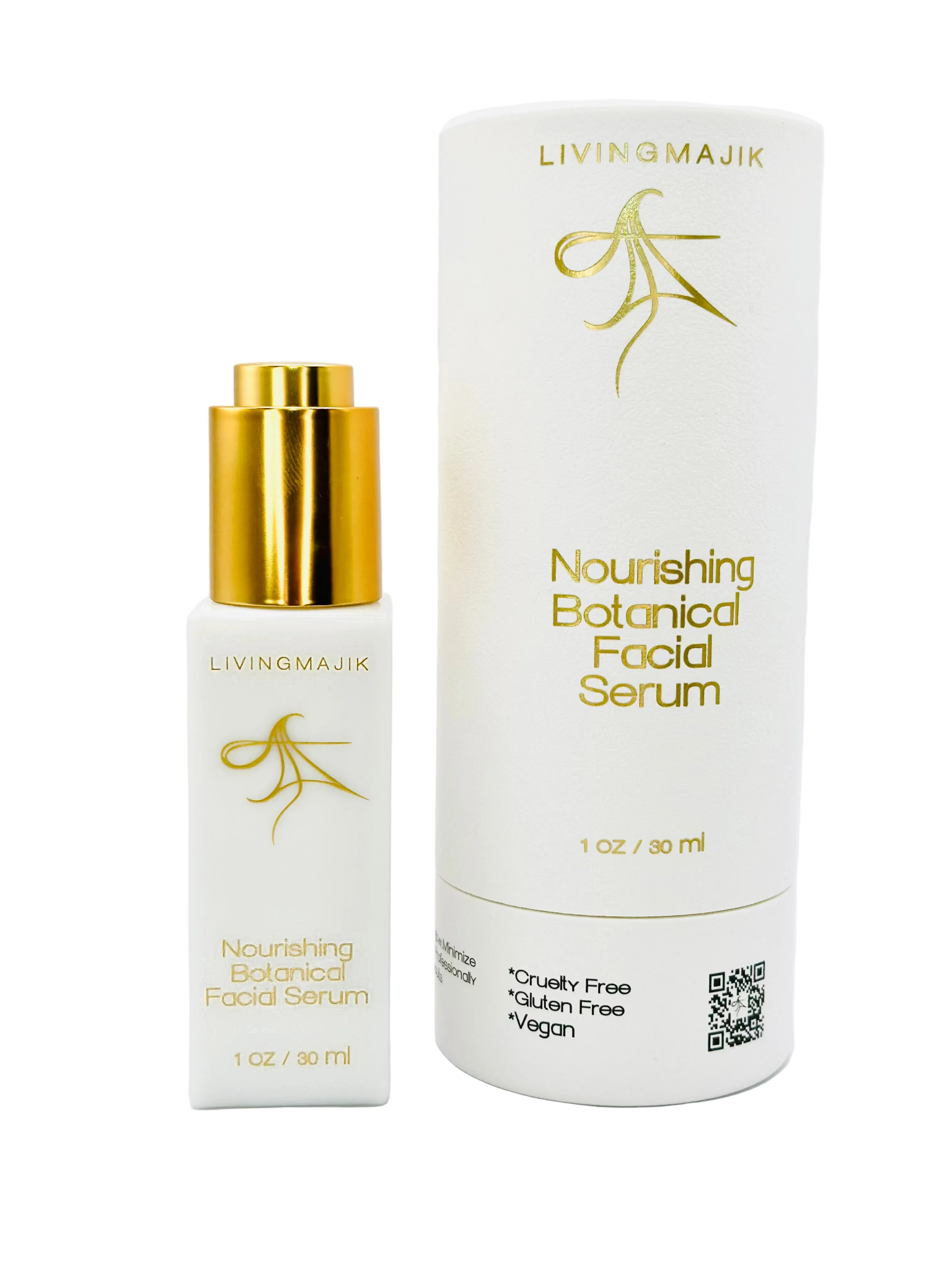 Nourishing Botanical Facial Serum with Neroli – Topical Multivitamin Elixir for Radiant, Balanced Skin | Vitamin-Rich Antioxidant Blend with Natural Botanicals
